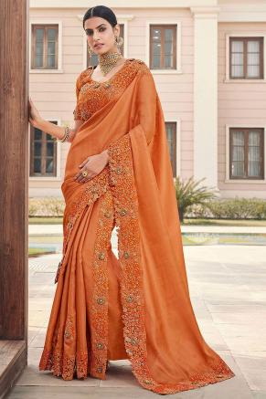 Embroidered Saree