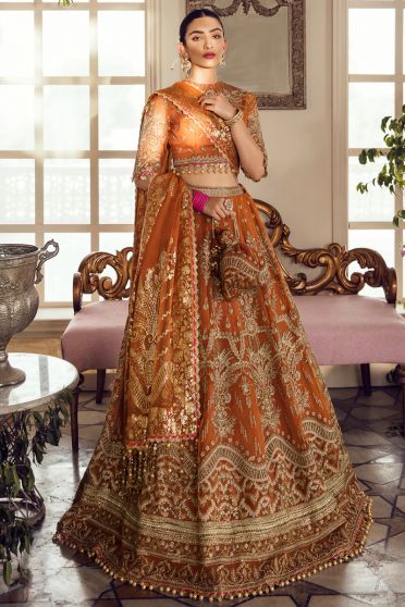 Oriana Embroidered Pakistani Lehenga