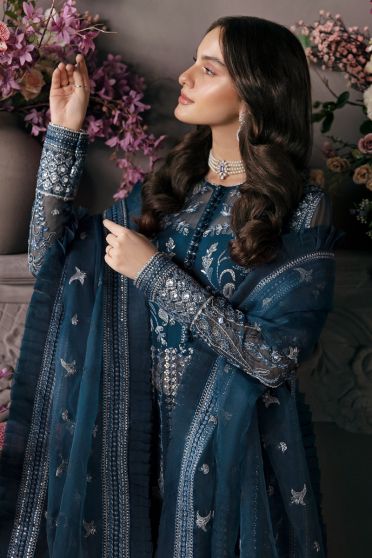 Yale Embroidered Pakistani Anarkali Suit