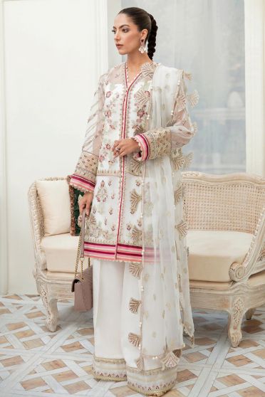 Audrey Embroidered Pakistani Palazzo Suit