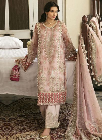 Gul-Afshan Embroidered Pakistani Salwar Kameez