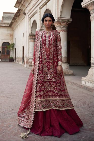 noor Jehan Embroidered Pakistani Gown