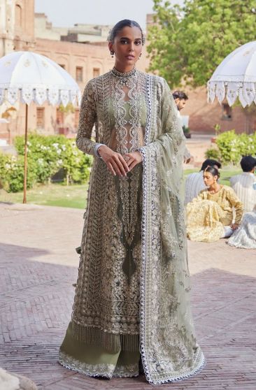 Nijar Embroidered Pakistani Gown