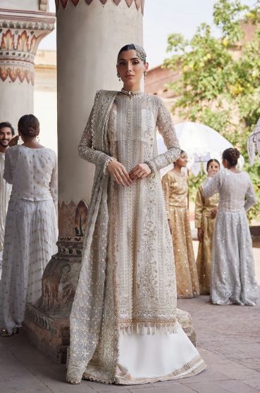 Deep Red Designer Wedding Guest Dress for Pakistani Indian Women