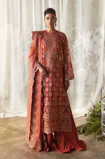 Sierra Embroidered Pakistani Palazzo Suit