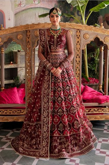 Tabeer Embroidered Pakistani Lehenga