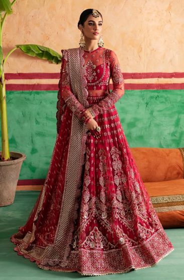 Gulabposh Embroidered Pakistani Lehenga