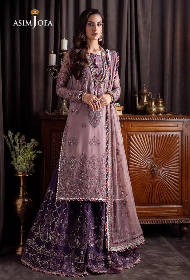 Luxury Chiffon Embroidered Pakistani Palazzo Suit