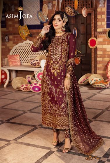 Chamak Damak Embroidered Pakistani Salwar Kameez