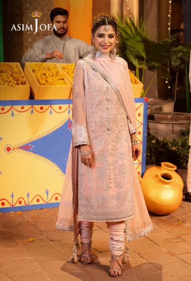 Chamak Damak Embroidered Pakistani Salwar Kameez