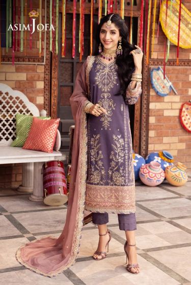 Chamak Damak Embroidered Pakistani Salwar Kameez