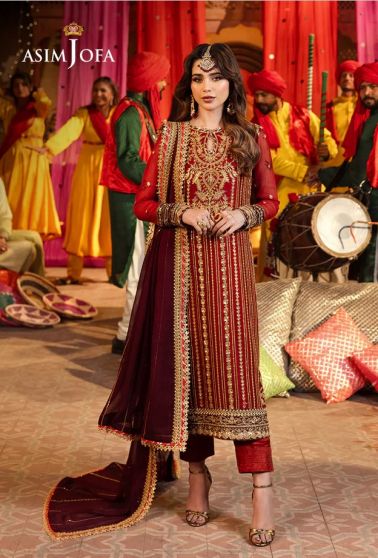 Chamak Damak Embroidered Pakistani Salwar Kameez