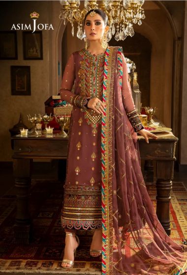 Velvet Festive Embroidered Pakistani Salwar Kameez