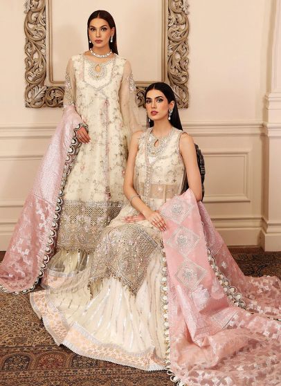 Amelia Embroidered Pakistani Palazzo Suit/ Salwar Kameez