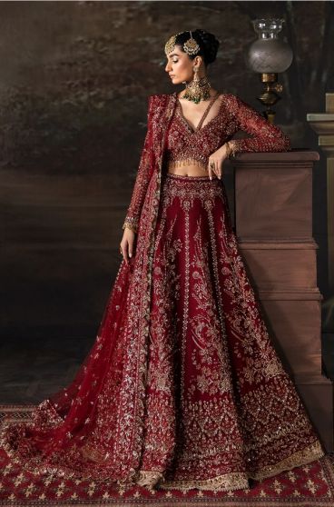 Emmaline Embroidered Pakistani Lehenga