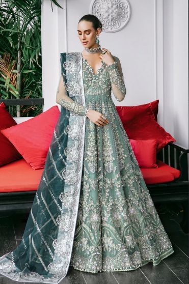 Izel Embroidered Pakistani Anarkali