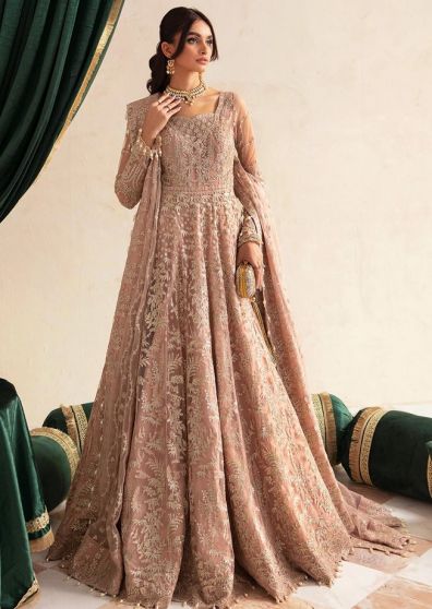 Chenille Embroidered Pakistani Anarkali Suit