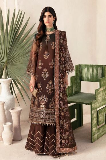 Hazel Embroidered Pakistani Palazzo Suit