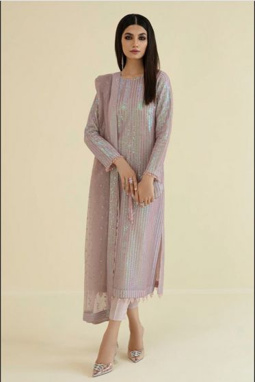 Pink Embroidered Pakistani Salwar Kameez