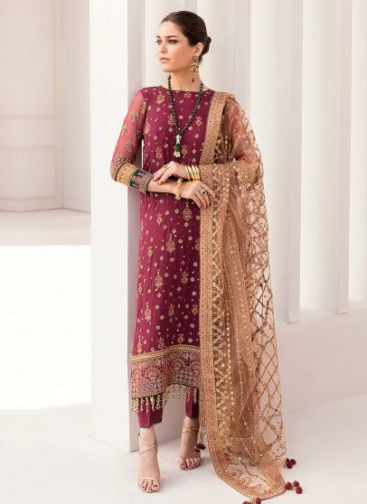 Chantelle Embroidered Pakistani Anarkali/ Lehenga