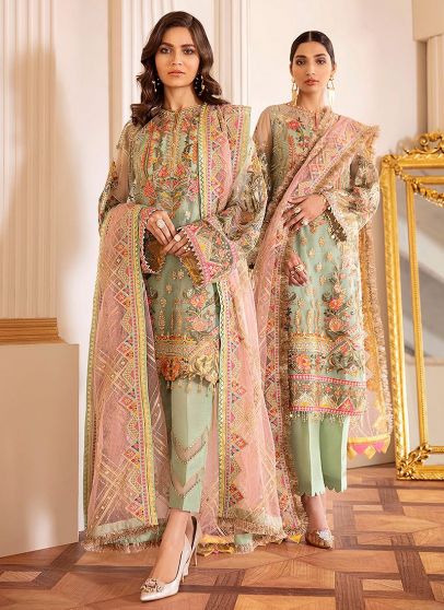 Precious Embroidered Pakistani Salwar Kameez