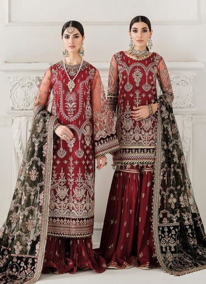 Chantelle Embroidered Pakistani Sharara Suit/ Gharara Suit