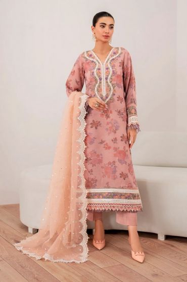 Chiffon Embroidered Pakistani Straight Suit