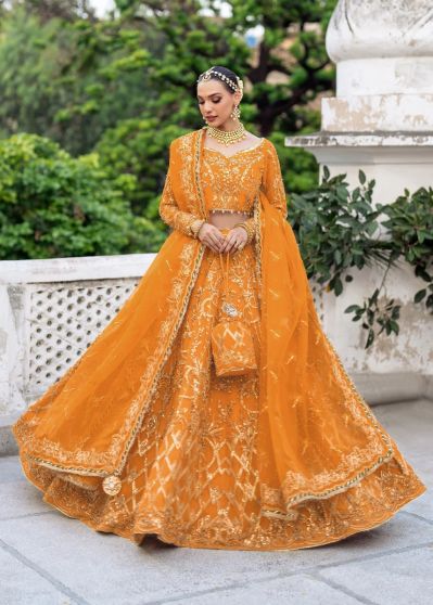 Tehzeeb Embroidered Pakistani Lehenga