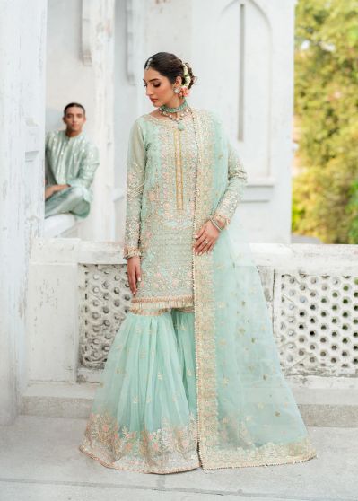 Janna Embroidered Pakistani Gharara Suit