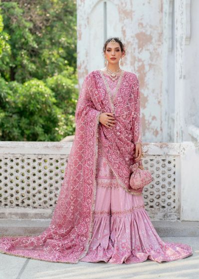 Gulnar Embroidered Pakistani Sharara Suit