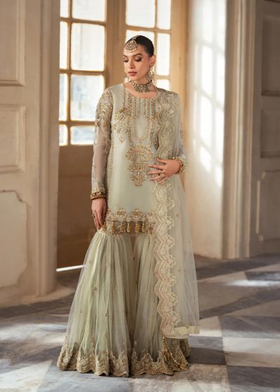 Gul-E-Rana Embroidered Pakistani Gharara Suit