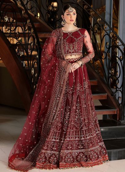 Mirha Wedding Edition Embroidered Pakistani Lehenga