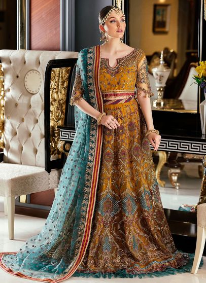 Mirha Wedding Edition Embroidered Pakistani Lehenga