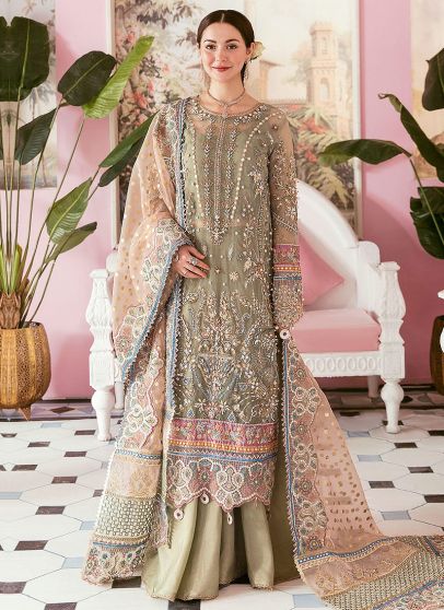 Mariee Embroidered Pakistani Palazzo Suit