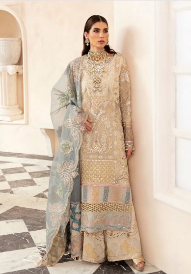 Hayat Embroidered Pakistani Palazzo Suit