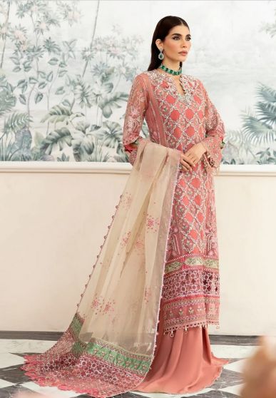 Heer Embroidered Pakistani Palazzo Suit