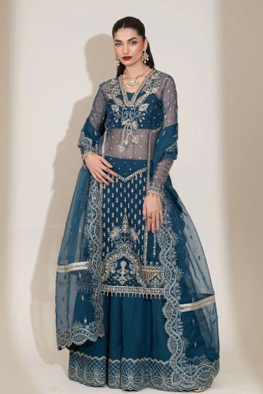 Espoir Embroidered Pakistani Palazzo Suit