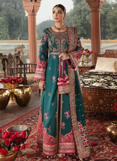 New Wedding Elegant Pakistani Handblock Print Kurti Kurti Suit Floral Kurti with Pallazo & Dupatta Yellow Combo By Shop Heritage Treasures