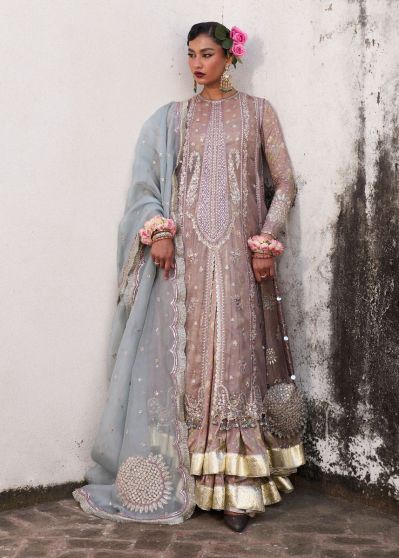 Ziniya Embroidered Pakistani Anarkali Suit