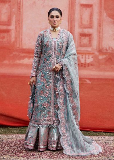 Saleen Embroidered Pakistani Palazzo Suit