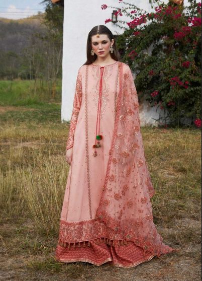 Nayra Embroidered Pakistani Palazzo Suit