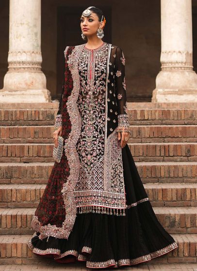 Haqeeqat Embroidered Pakistani Sharara Suit