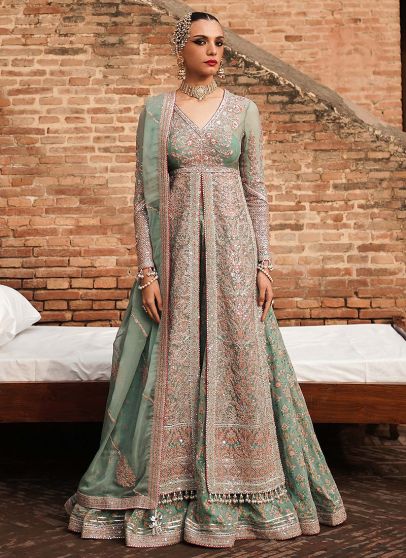 Khuaab Embroidered Pakistani Lehenga