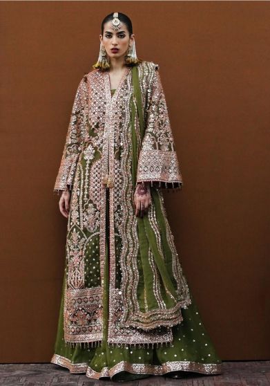 Zaitoon Embroidered Pakistani Palazzo Suit