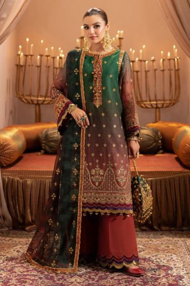 Husn Embroidered Pakistani Palazzo Suit