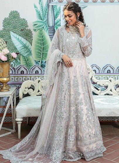 Fakhta Embroidered Pakistani Anarkali