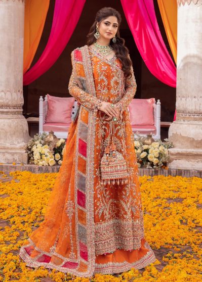 Mina Embroidered Pakistani Anarkali Suit