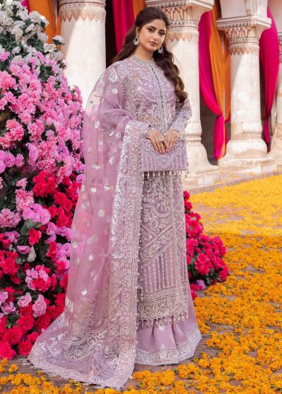 Zahra Embroidered Pakistani Palazzo Suit
