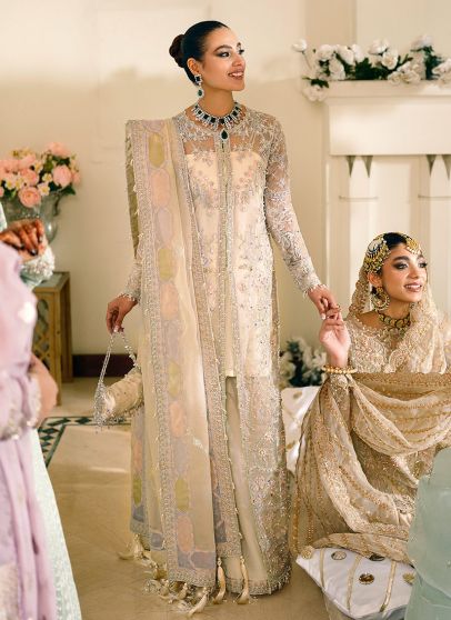 Husna Embroidered Pakistani Palazzo Suit
