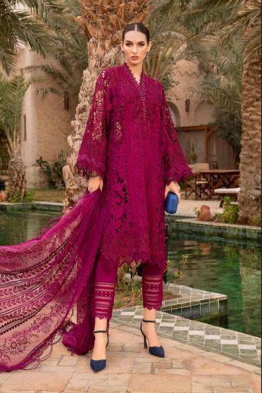 Luxury Lawn Embroidered Pakistani Salwar Kameez